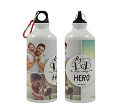 Borraccia in acciaio Dad is my hero