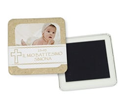 Magnete quadrato da frigo Simple cross