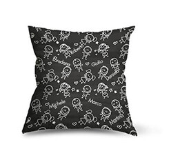 Cuscino in Tessuto Scamosciato Texture bimbi