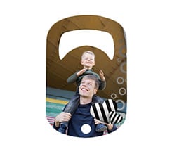 Apribottiglie Small Cuore Bianco Nero