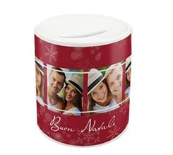 Salvadanaio Red Christmas