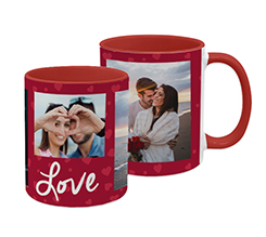 Tazza panoramica Love for collage