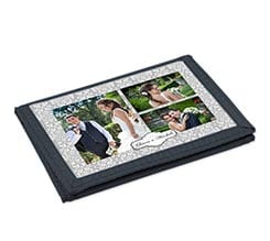 Portafogli a strappo Texture grigia