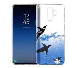 Cover trasparente Galaxy S9 Plus Pinguini