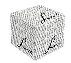Foto Cubo Immagini - Black Words