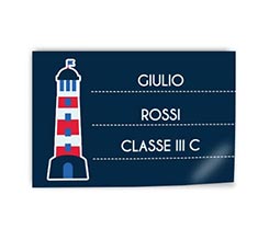 Adesivo rettangolare Faro