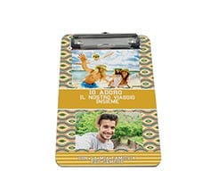 Portablocco A5 in masonite Yellow collage