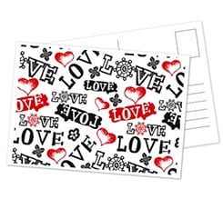 Cartolina Love in caos