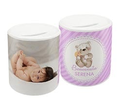 Salvadanaio Orsetto rosa