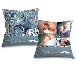 Cuscino in pile Father blue