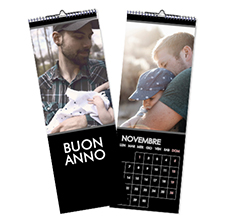 Calendario Multipagina Slim Nero
