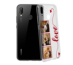 Cover trasparente Huawei P20 Lite Frame Love