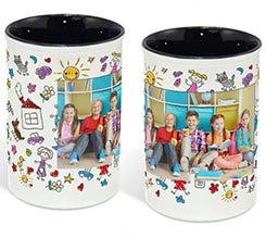 Portapenne in ceramica Disegno