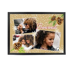 Zerbino in gomma 60x40 Pine cone