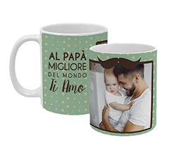 Tazza panoramica Papà ti amo