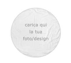 telo mare rotondo da personalizzare