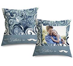 Cuscino Artigianale in Poliestere Father blue