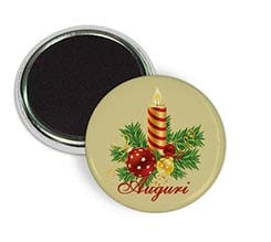 Magnete da frigo Candele natalizie