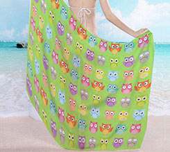 Pareo da Mare Lungo Gufetti