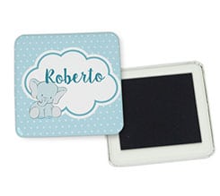 Magnete quadrato frigo Elefantino