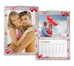 Wall of Love Calendari Multipagina A4