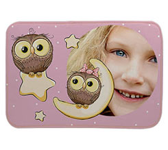 Tappeto Scendiletto Gufetti innamorati