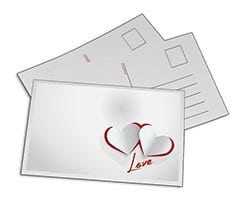 Cartoline Coppia di Cuori
