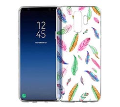 Cover trasparente Galaxy S9 Plus Piume