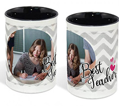 Portapenne in ceramica Teacher grigio