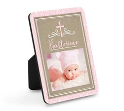 Cornice 13x18 Battesimo bimba