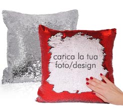 Cuscino con Paillettes Personalizzato