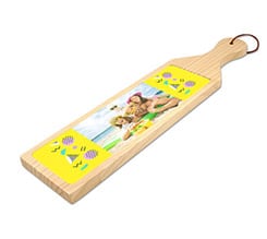 Tagliere rettangolare in legno Fantasy yellow
