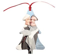 Albero in Legno Decorazioni Natalizie