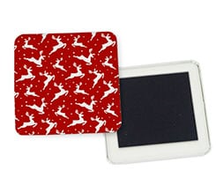 Magnete quadrato da frigo Renne texture