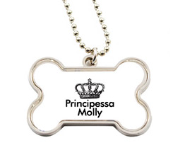 Collana con Ciondolo osso Corona