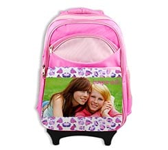 Zaino trolley Maculato rosa