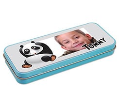 Astuccio Portapenne in Metallo Panda