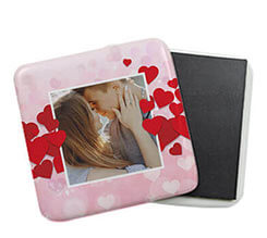 Calamita quadrata in ceramica Storm of hearts