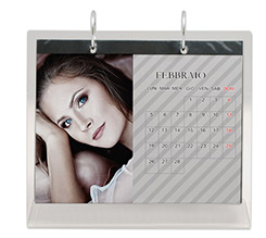 Calendario da tavolo in plexiglass Obliquo