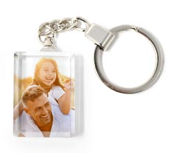 Portachiavi in cristallo rettangolari