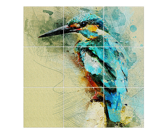 Mosaico in ceramica personalizzato con foto