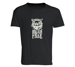 T-shirt cotone fiammato uomo Tiger