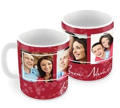 Tazza panoramica Red Christmas