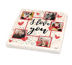 Mattonella vintage I love you collage