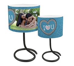 Lampada Sole Luna Rotonda Love Jeans