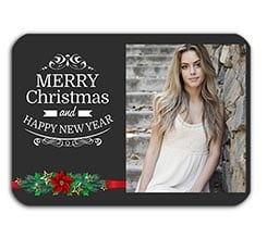 Calamita rettangolare Merry Christmas