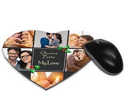 Tappetino mouse cuore Vischio