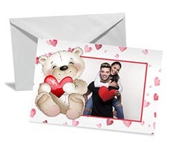 Bigliettino Auguri Sweet teddy bear