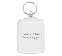 Portachiave Rettangolare in Plastica