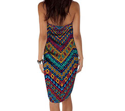 Pareo da Mare Lungo Zig zag Deco